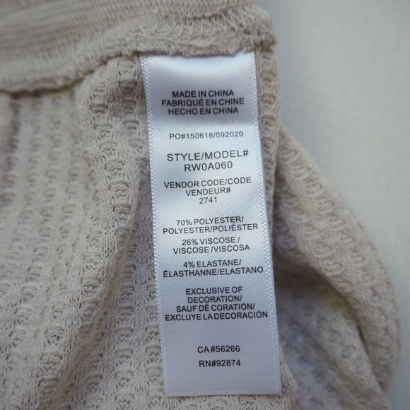 Splendid Jogger Beige Fireside Waffle Knit Pants Running Women - Picture 5 of 9